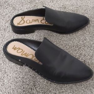 Sam Edelman Black Mules